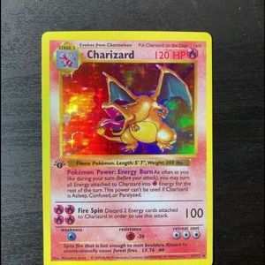 Custom Charizard Shadowless Holo